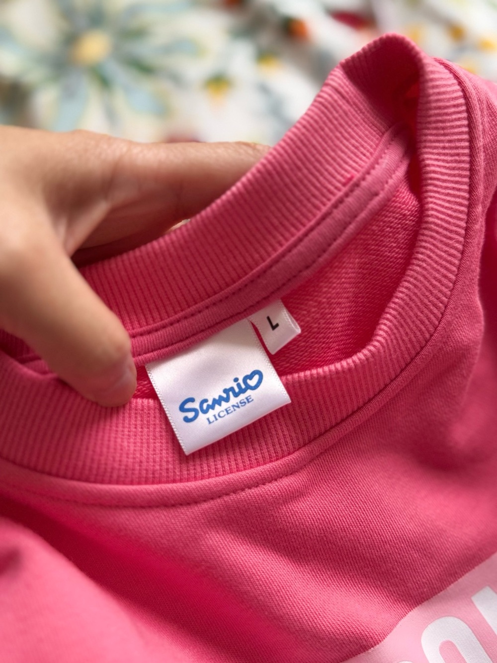 Sanrio Bright Pink Kids Sweatshirt Crewneck